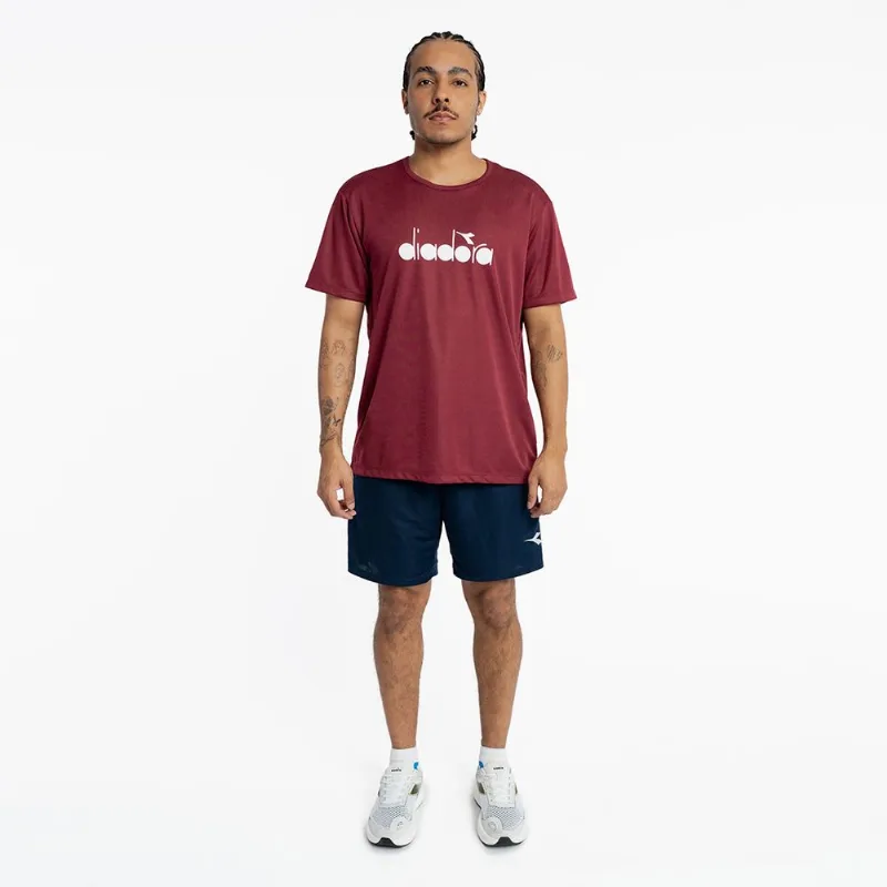 Camiseta Masculina Imperia Diadora Vinho P - Diadora