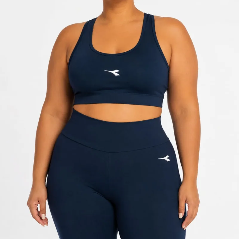Top Feminino Plus Size Icon Diadora Azul 6G