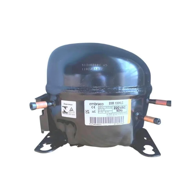 Compressor Embraco 1/3+ Hp R134 EMR130HLC - 220V