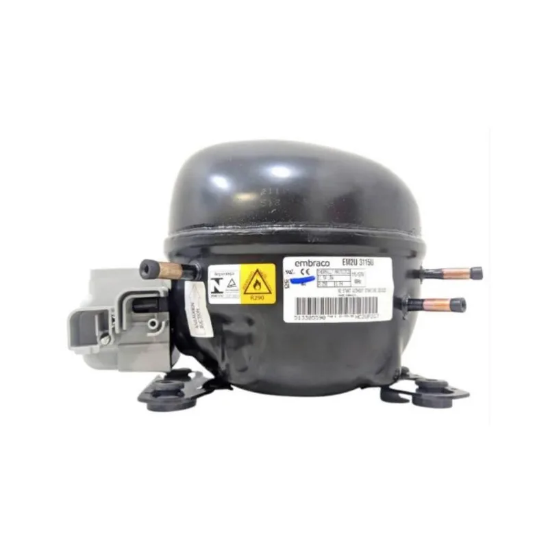 Compressor para Refrigeração Embraco EM2U3115U 1/4 HP R290 110V Preto