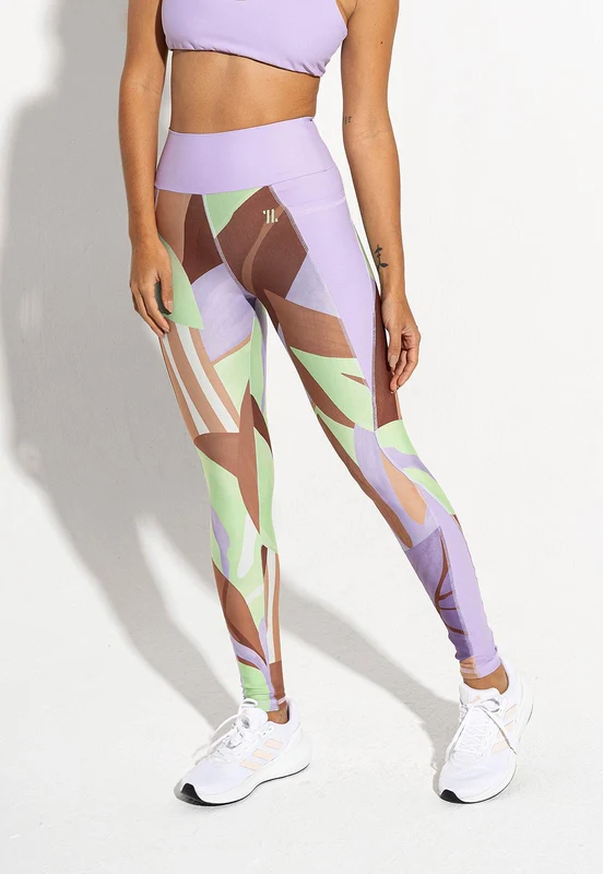 Legging estampada com bolsos Aura P
