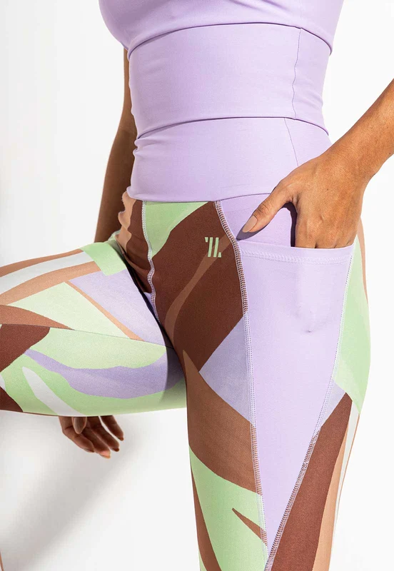 Legging estampada com bolsos Aura G