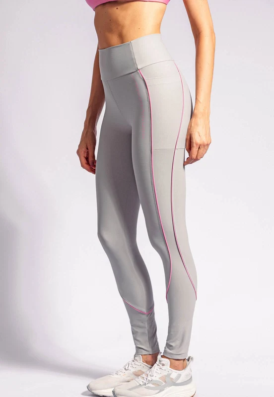 Legging cinza granito com vivo Urbane P