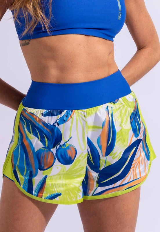 Shorts duplo estampado Collab Julia Horta M