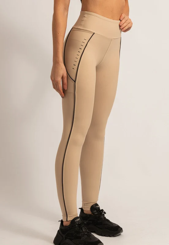 Legging bege árido com vivo Magnetic P