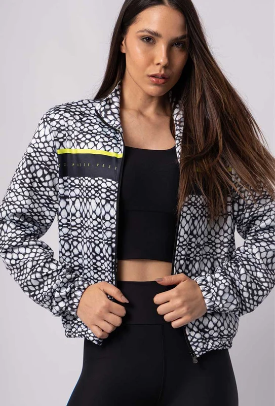 Jaqueta comfy de malha estampa Action M