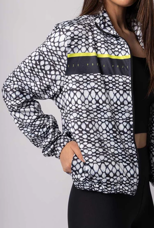 Jaqueta comfy de malha estampa Action G