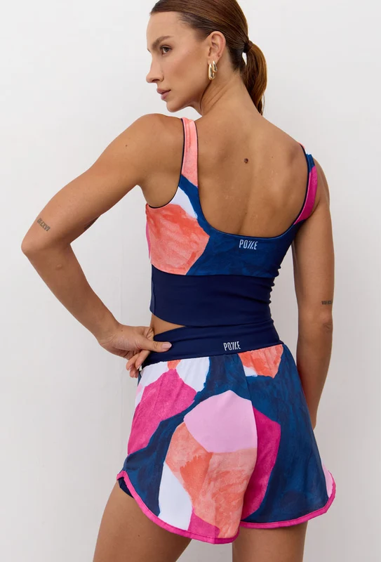Shorts duplo estampado Acqua G