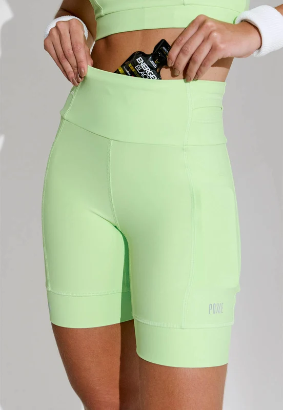Bermuda running lisa verde matcha multibolsos Aura G