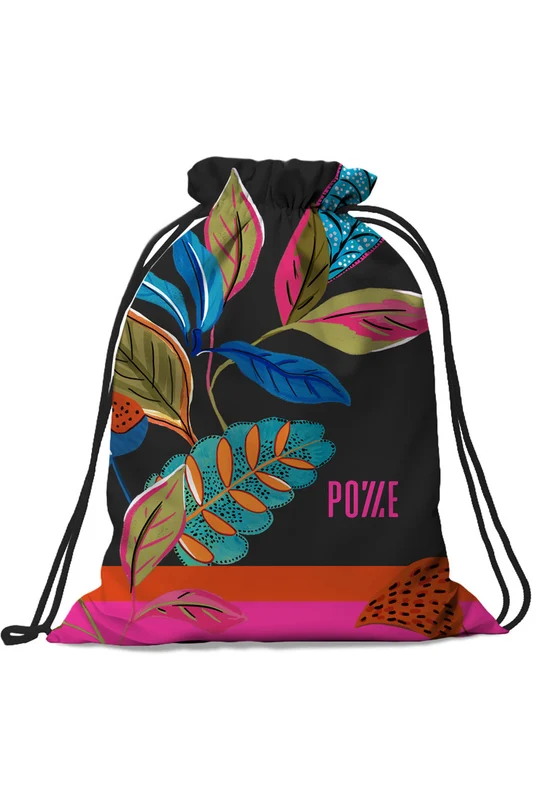 Brinde Mochila saquinho estampada Anoitecer
