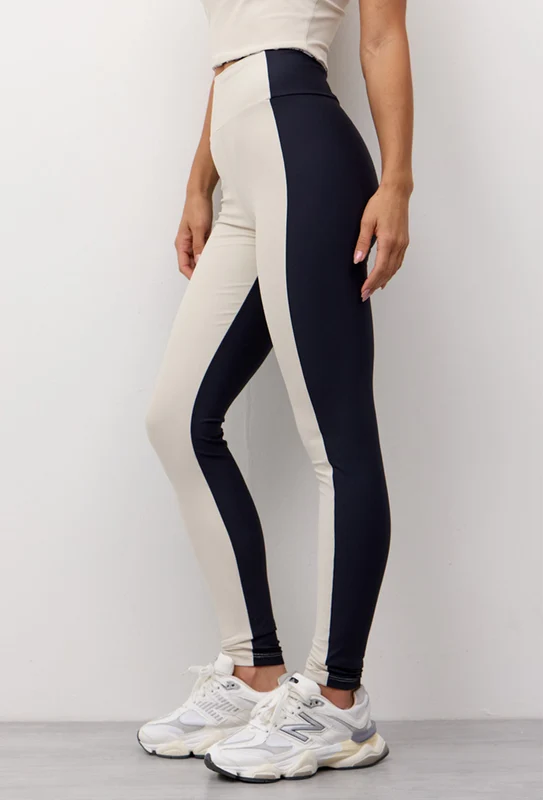 Legging com bolso bicolor luna e preto Athena G
