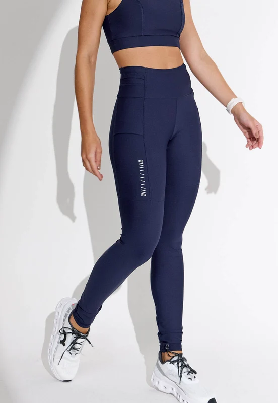 Legging running lisa marinho multibolsos Acqua M