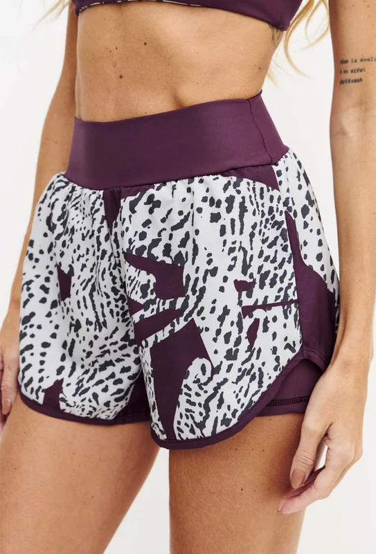 Shorts duplo cherry com bolso estampado Instinto G