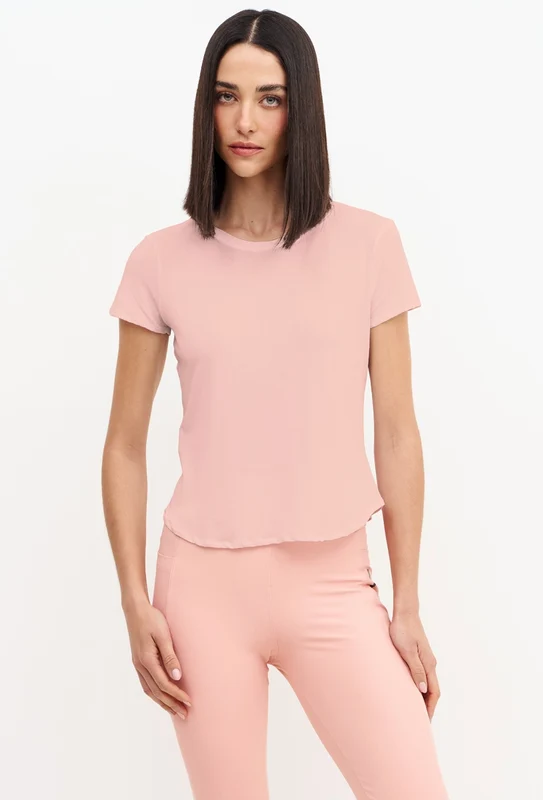 Tshirt slim rose Domma P