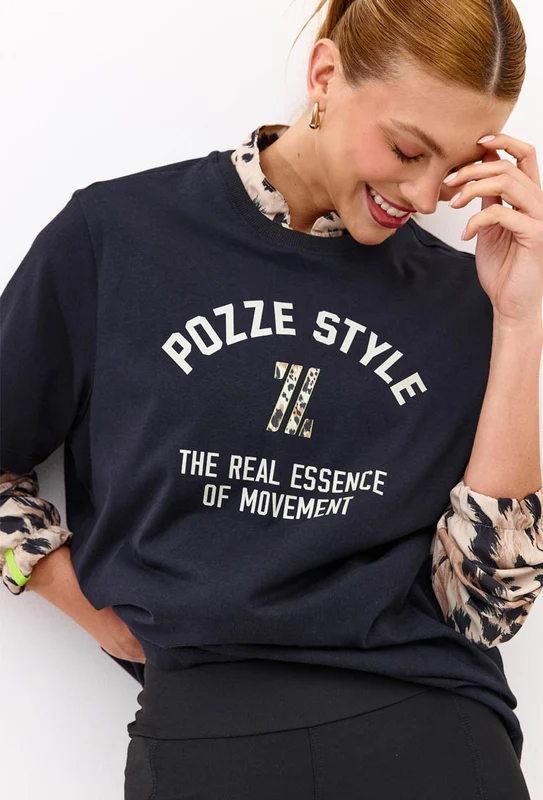Camiseta lisa com estampa localizada Pure M
