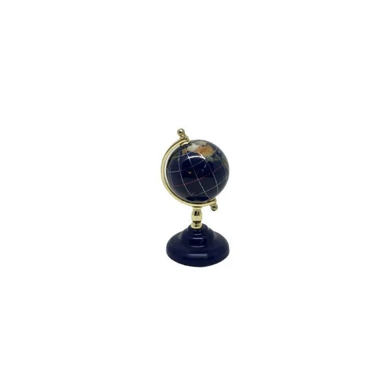 Globo De Pedras Naturais 5cm Azul