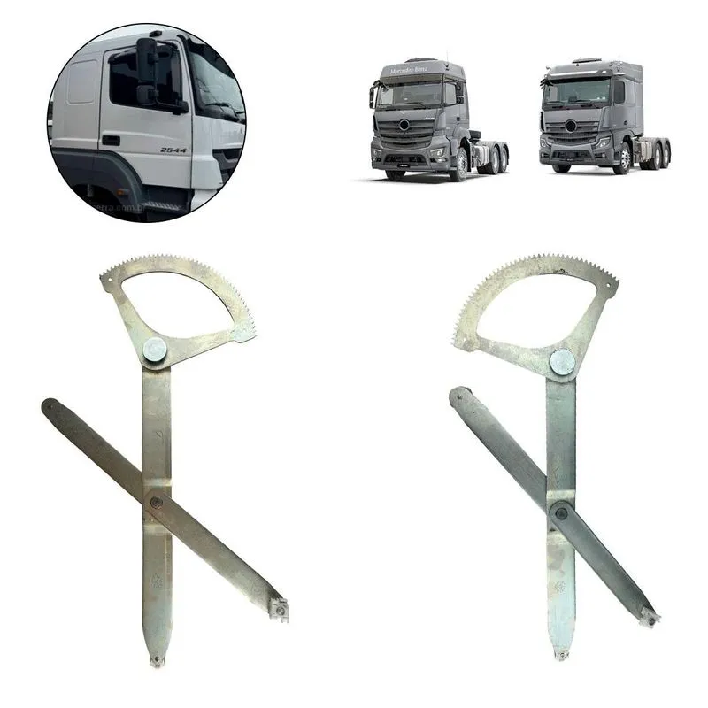 Par Máquina Vidro Pra Motor Actros Axor 2009 A 2020