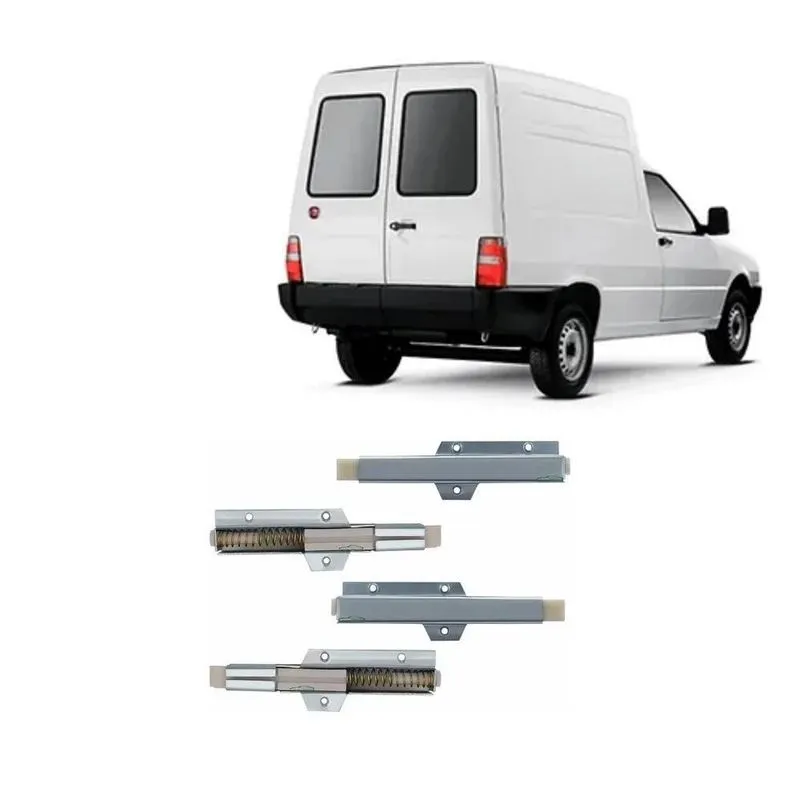 Kit Ferrolho Pta Traseira Fiorino 88/2013 Superior/inferior
