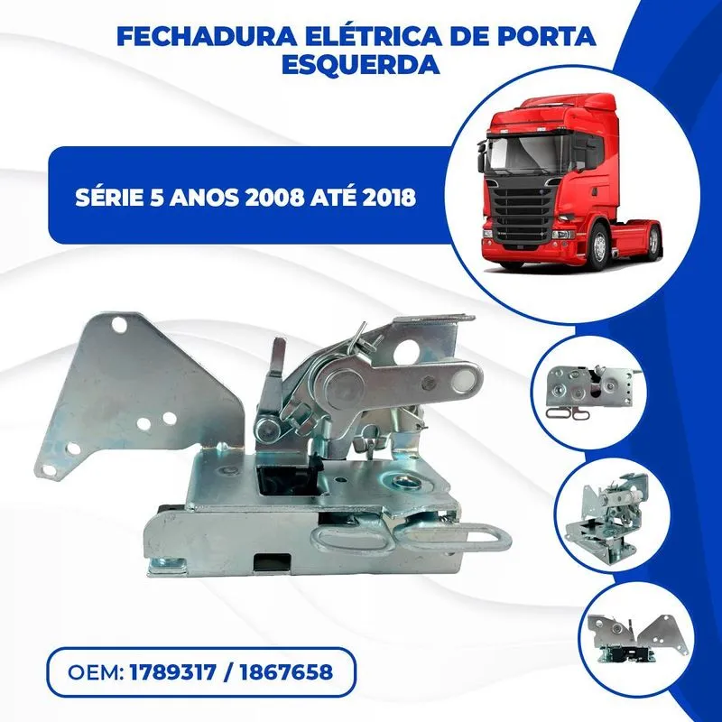 Fechadura Porta Esquerda Motorista Elétrica Série 5 08 A 18