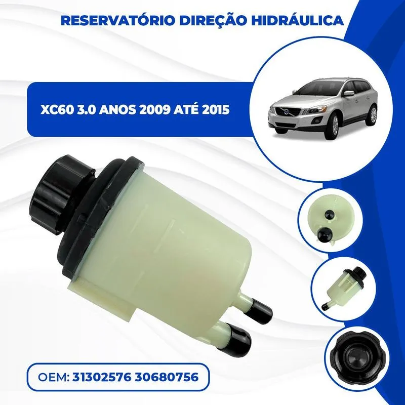 Reservatório De Óleo Da Direção Hidráulica Xc60 2009 À 2015