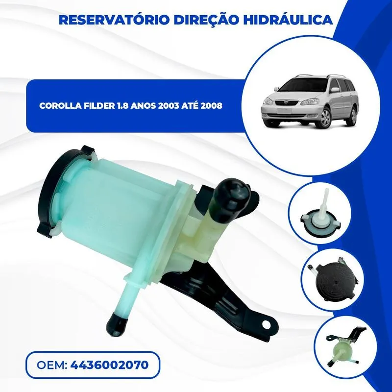 Reservatório Direção Hidráulica Corolla Fielder 2003 A 2008