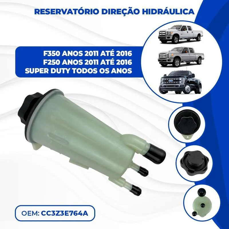 Reservatório Direção Hidráulica F350/250 11 À 16 Super Duty