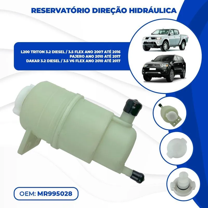 Reservatório De Direção Hidráulica L200 Triton Pajero Dakar