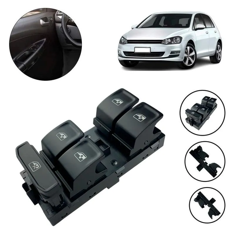 Botão Vidro Elétrico Golf G7 Anos 2013 2014 2015 2016 A 2021
