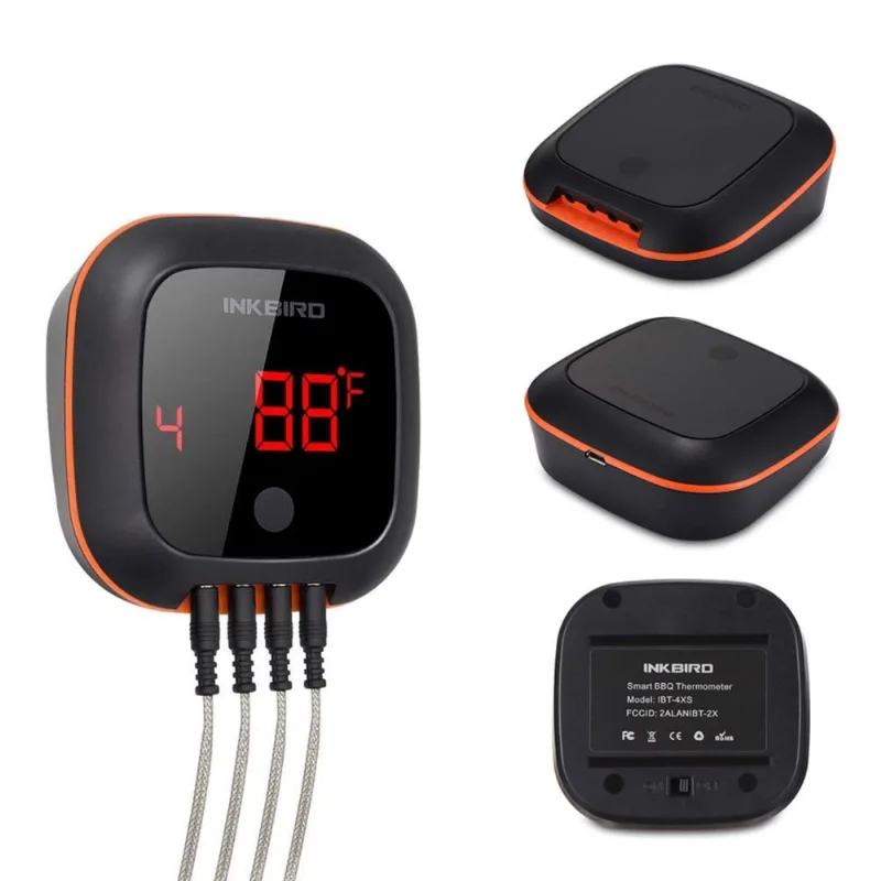 Termômetro Digital Magnético Churrasqueiro Tela LED IBT-4XS