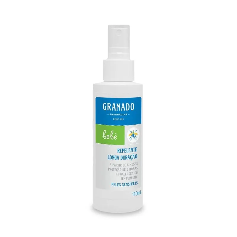Repelente Longa Duração Bebê Granado Peles Sensíveis 110ml