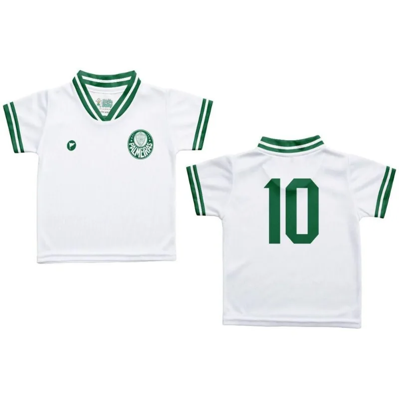Camiseta Bebê Palmeiras Branca - Torcida Baby M - Torcida Baby