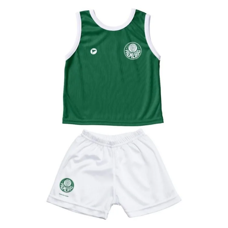 Conjunto Palmeiras Bebê Regata - Torcida Baby GG