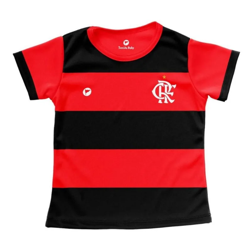 Camisa Bebê Flamengo Baby Look Listrada Oficial GG