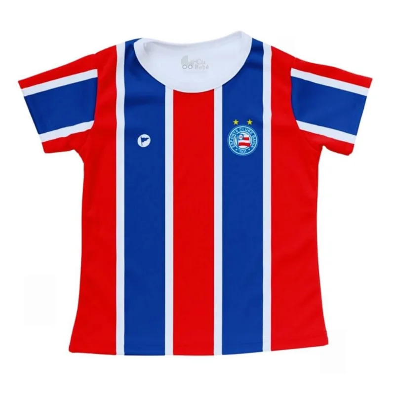 Camisa Infantil Bahia Baby Look Listrada Oficial Tam 6