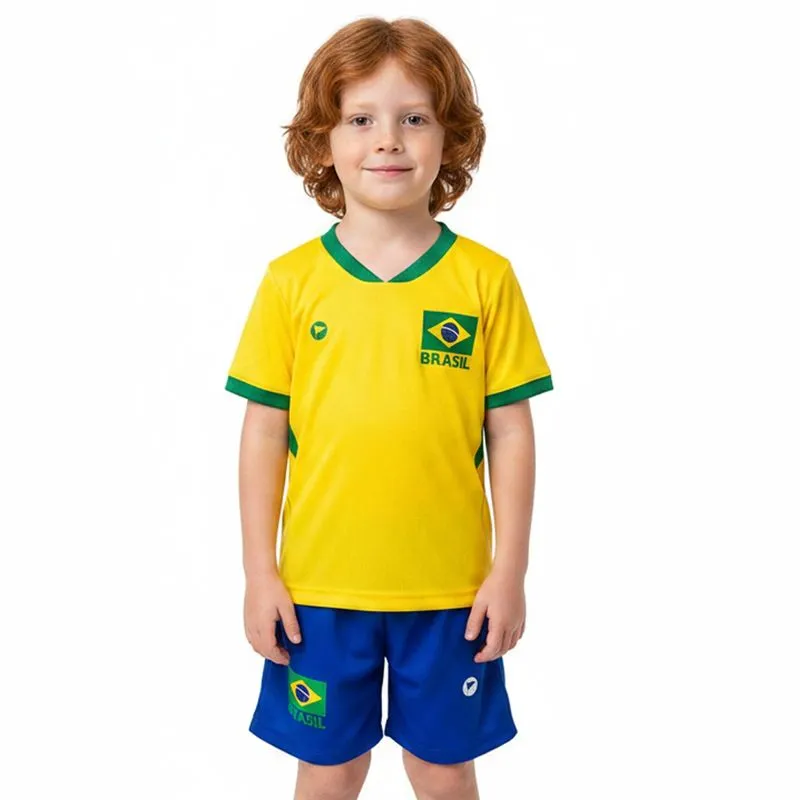 Conjunto Uniforme Infantil do Brasil Premium - 253P 8