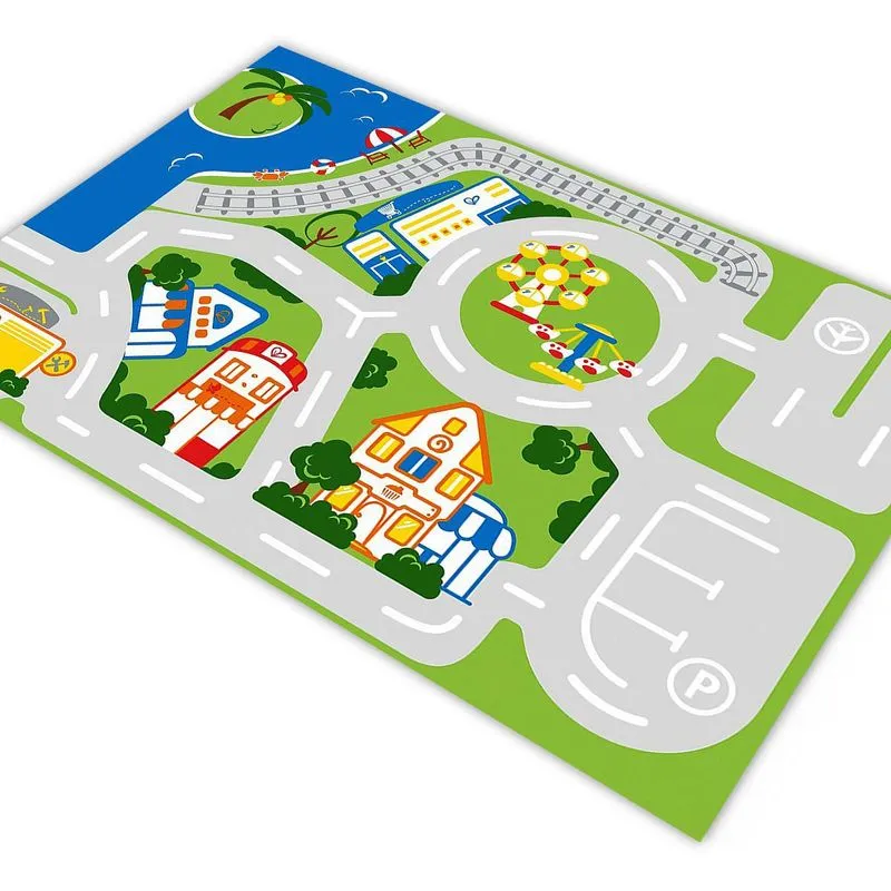 Tapete Carros Infantil 180x120cm - Lona Vinilíca 340g