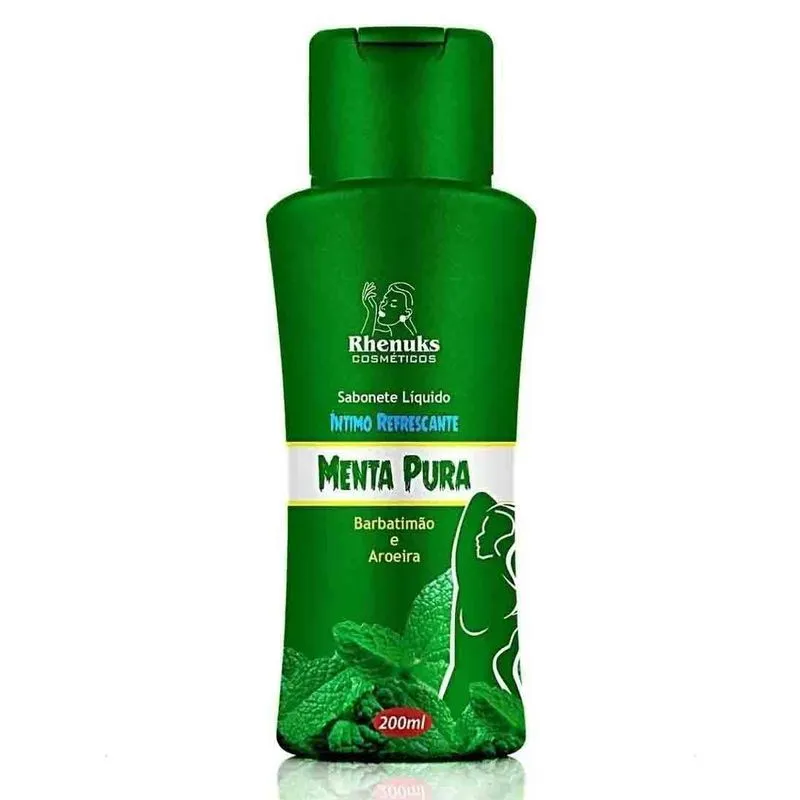 Sabonete Íntimo Líquido Refrescante Aromático 200ml Menta