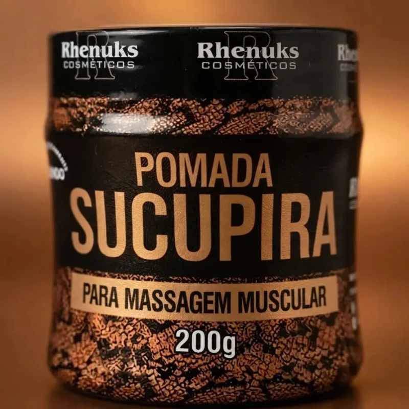 Pomada Massageadora Sucupira 200g - Alívia Dores Musculares - CORPOSHOPP