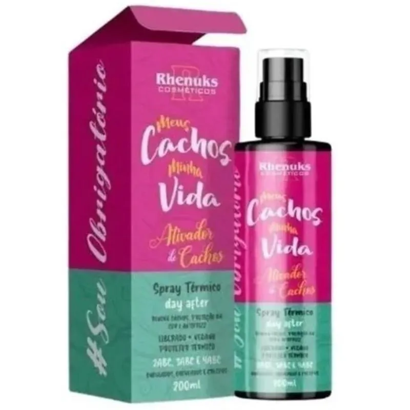Spray Capilar Térmico Day After Ativador Cachos Meus Cachos