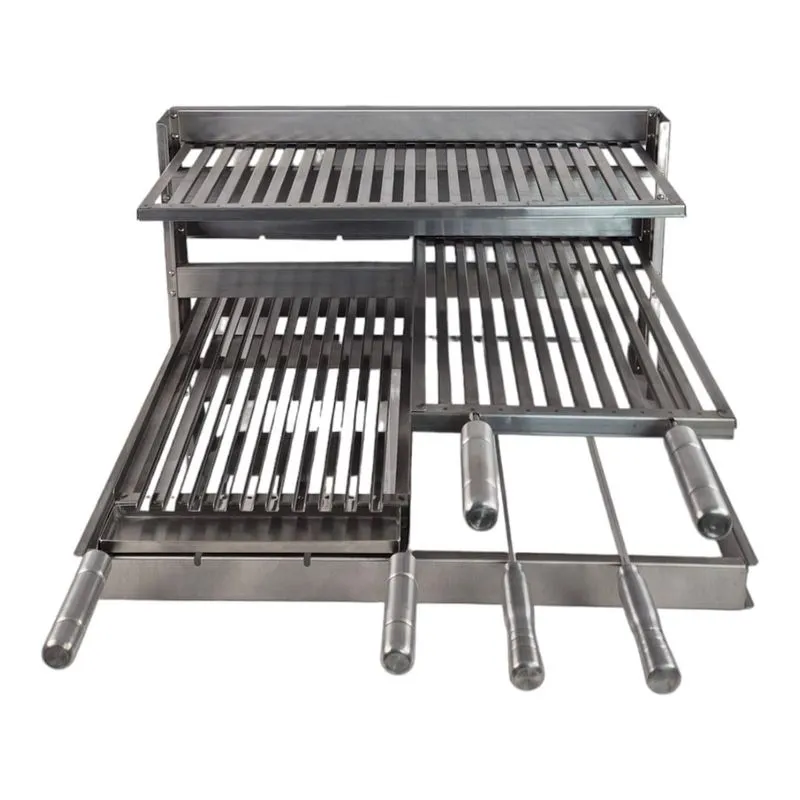 Grill Apartamento 70x50 Grelha Mista Argentina + uruguaia + esp