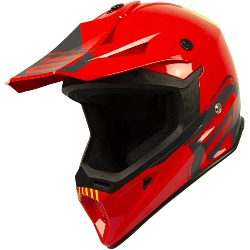 Capacete Asw Core Legacy - Vermelho/cinza Fluor