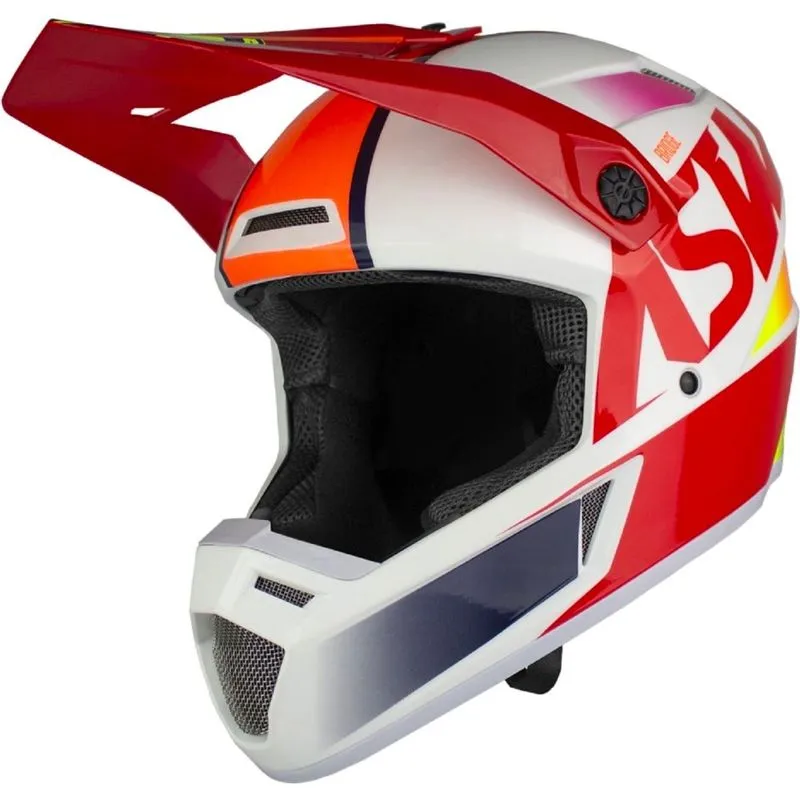 Capacete Asw Bridge - Branco/vermelho