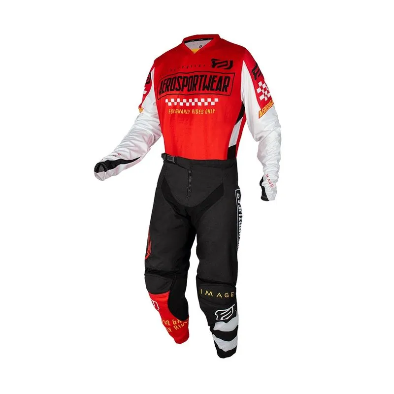 Conjunto calca E camisa asw image knight 21 vermelho 36 P