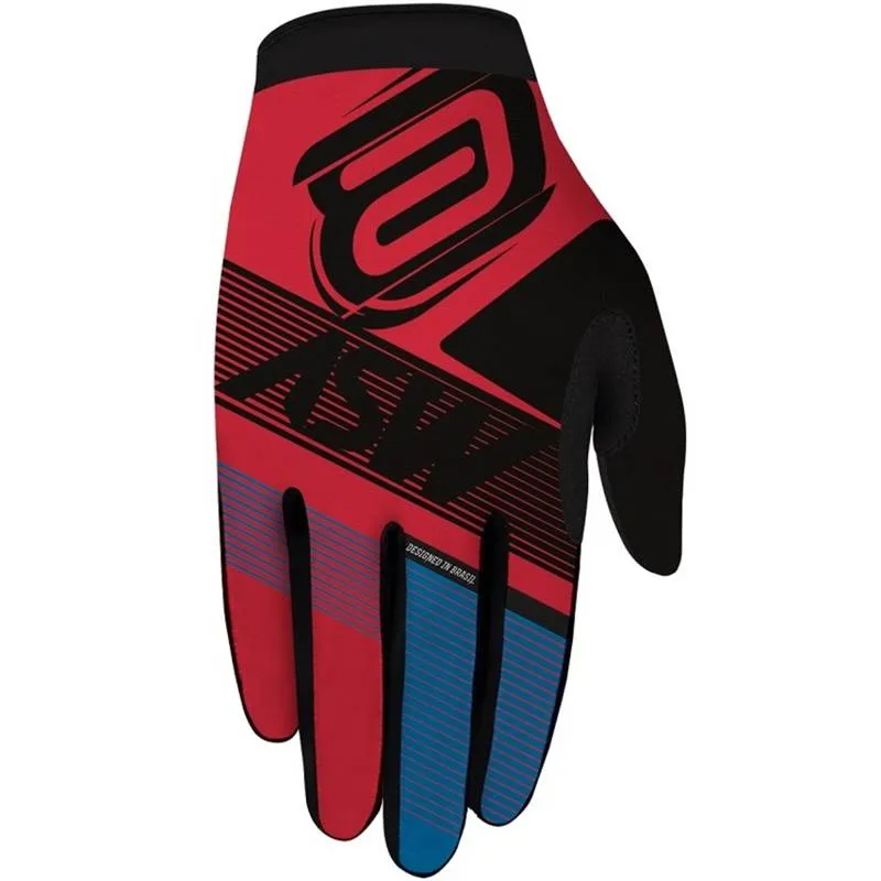 Luva ASW Race Edge Vermelho/Preto/Azul