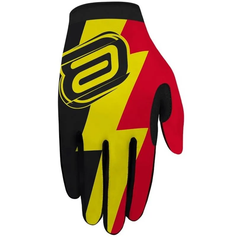 Luva ASW Signatures Thunder Preto/Amarelo/Vermelho