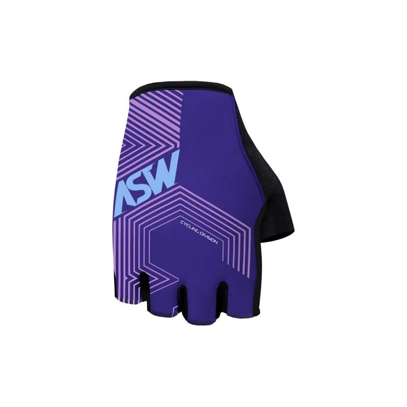 Luva asw flex polygon aberta feminina roxo P