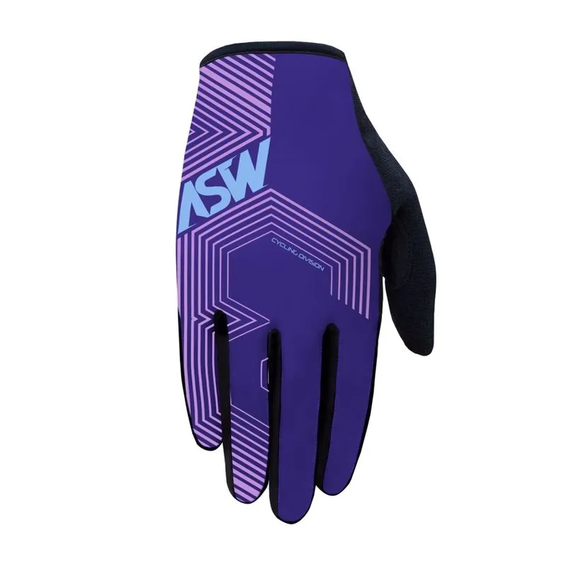 Luva asw flex polygon feminina roxo G
