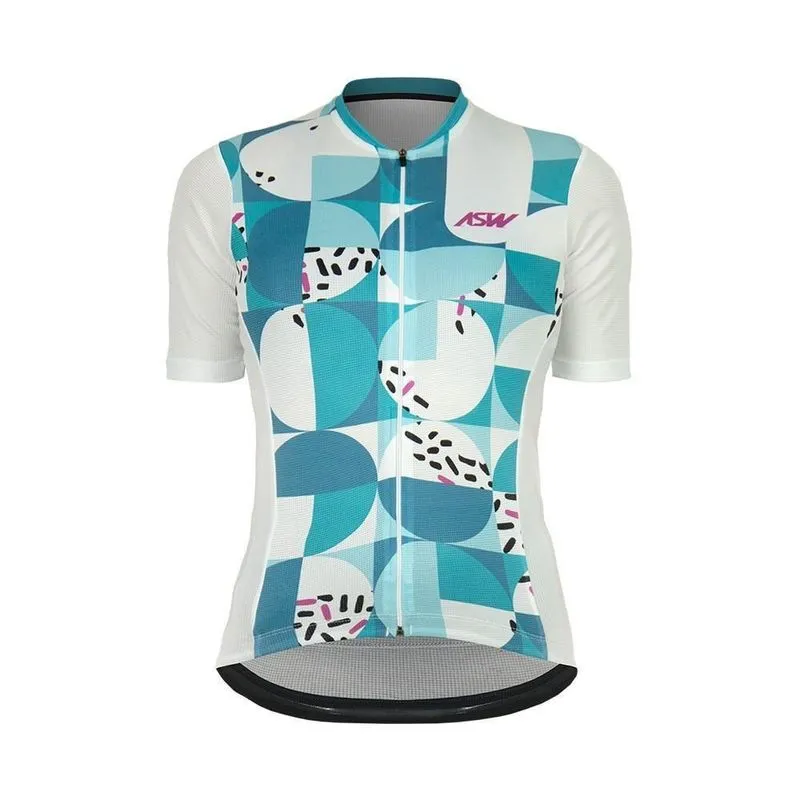 Camisa asw versa feminina mosaic branco pp