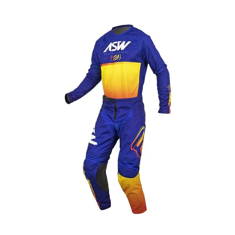 Conjunto motocross asw image code 22 azul 46/G