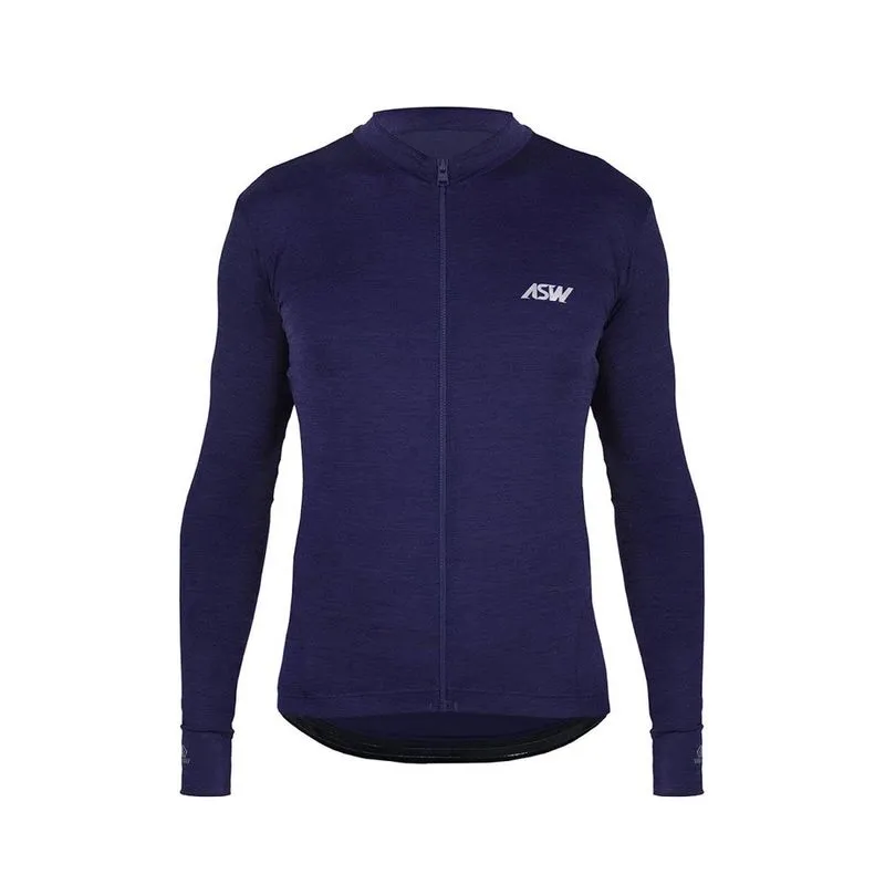 Camisa asw essentials manga longa azul marinho gg
